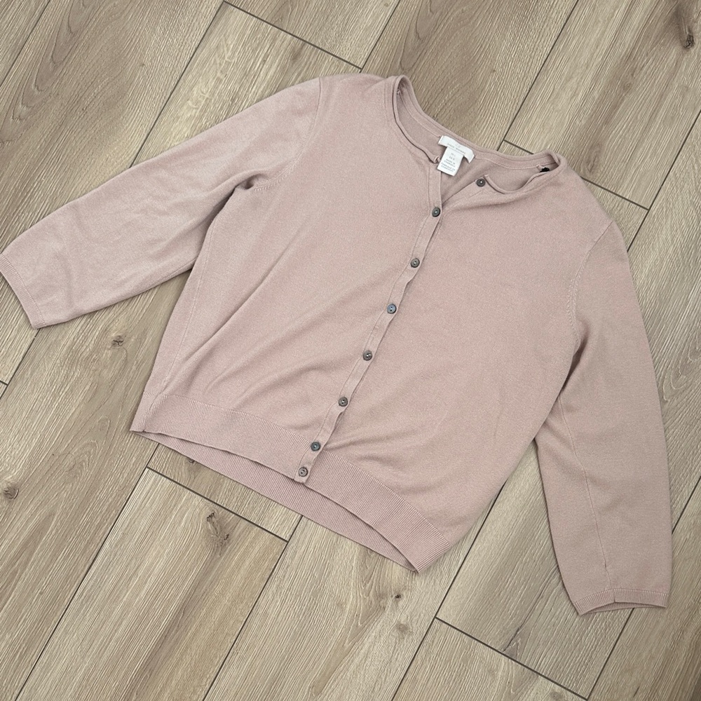 H&M Dusty Pink Knit Cardigan